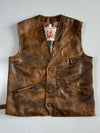 Alta Moda Premium Original Bomber Leather Vest (XL)