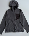 Columbia Fleece Hooded Zip-Up Jacket – Charcoal Grey (S)