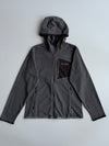 Columbia Fleece Hooded Zip-Up Jacket – Charcoal Grey (S)