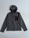 Columbia Fleece Hooded Zip-Up Jacket – Charcoal Grey (S)