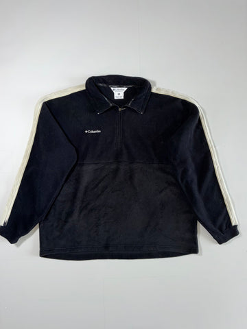 Columbia 1/4 Zip Fleece Pullover – Black/Cream – Size (3XL/4XL)