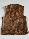 Alta Moda Premium Original Bomber Leather Vest (XL)