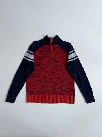 Tommy Hilfiger Quarter-Zip Colorblock Sweater (S)