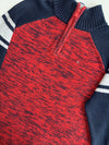 Tommy Hilfiger Quarter-Zip Colorblock Sweater (S)