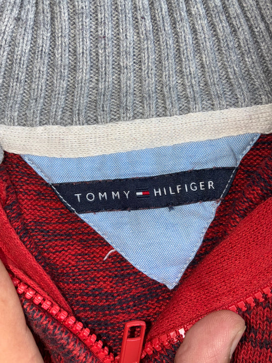 Tommy Hilfiger Quarter-Zip Colorblock Sweater (S)