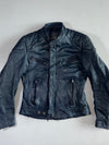 Slate Grey Leather Café Racer (S)