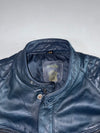 Slate Grey Leather Café Racer (S)