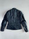 Slate Grey Leather Café Racer (S)