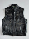 New Fast Premium Original Leather Vest (L/XL)