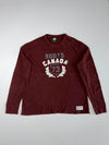 Roots Canada ’73 Maroon Varsity Long Sleeve Tee (2XL)
