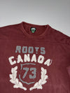 Roots Canada ’73 Maroon Varsity Long Sleeve Tee (2XL)