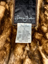 Sean John Pure Leather Shearling-Collar Bomber (2XL)
