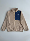 The North Face Denali Fleece Jacket – Beige/Navy (S)