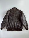 Sean John Pure Leather Shearling-Collar Bomber (2XL)