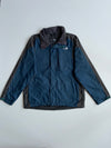 The North Face Colorblock Hooded Shell Jacket – Navy/Grey (XL)