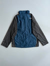 The North Face Colorblock Hooded Shell Jacket – Navy/Grey (XL)