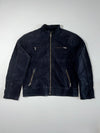 Gap Black Vegan Leather Moto Jacket – Size (XL)