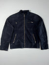 Gap Black Vegan Leather Moto Jacket – Size (XL)