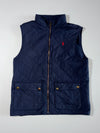 Polo Ralph Lauren Quilted Navy Vest (S)