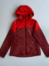 The North Face Quilted Colorblock Jacket – Red/Maroon Woman’s (S)