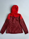 The North Face Quilted Colorblock Jacket – Red/Maroon Woman’s (S)