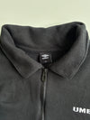 Umbro Quarter-Zip Collared Sweatshirt – Black (XL/2XL)