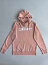 Carhartt WIP Logo Hoodie – Faded Pink (M)