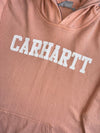 Carhartt WIP Logo Hoodie – Faded Pink (M)