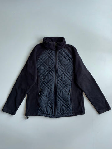 New Balance Quilted Fleece Jacket – Black (S)