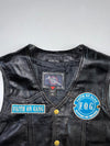 F.O.G. “Faith on Gang” Leather Biker Vest (M)