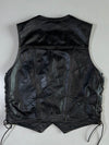 F.O.G. “Faith on Gang” Leather Biker Vest (M)