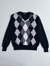 Polo Ralph Lauren Argyle V-Neck Sweater (XL)