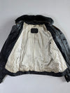 Vintage Premium Original Bomber (Detechable Collar) Leather Jacket (M)