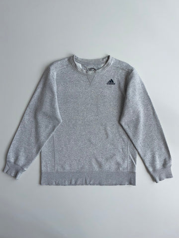 Adidas Essential Crewneck Sweatshirt – Heather Grey (S)