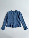 Lacoste Wool Cable-Knit Cardigan – Denim Blue (Women’s) (S)