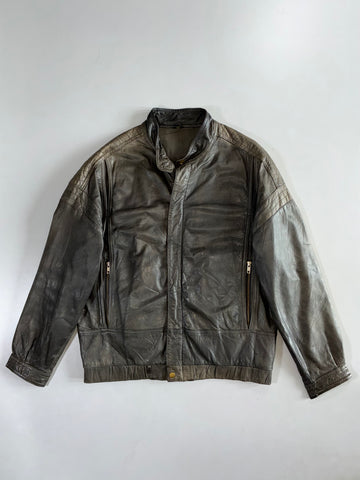 Vintage Premium Original Leather Jacket (L)