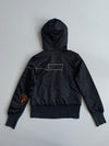 Levi’s Satin Bomber Hoodie – Black, Girls’ Embroidered Logo woman’s (S)