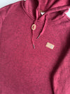 The North Face Heather Maroon Pullover Hoodie (M)