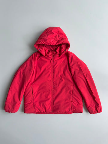 Uniqlo Lightweight Hooded Puffer Jacket – Red (M)