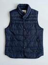 Beanpole “Bike Repair Shop” Navy Quilted Puffer Vest (M)