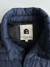 Beanpole “Bike Repair Shop” Navy Quilted Puffer Vest (M)