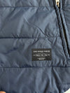 Beanpole “Bike Repair Shop” Navy Quilted Puffer Vest (M)