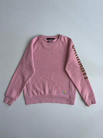 Carhartt Pink Relaxed Fit Crewneck Sweatshirt (S)