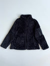 FILA Black Sherpa Fleece Zip-Up Jacket woman’s (M)