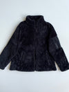 FILA Black Sherpa Fleece Zip-Up Jacket woman’s (M)