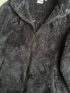FILA Black Sherpa Fleece Zip-Up Jacket woman’s (M)
