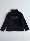 FILA Black Sherpa Fleece Zip-Up Jacket woman’s (M)
