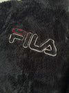 FILA Black Sherpa Fleece Zip-Up Jacket woman’s (M)