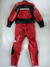 Shoei Sports Performance Two-Piece Race Suit Padded (Jacket Size : L) (Biker Pant : W:32|L:44)