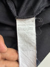 Kappa Black & Neon Yellow Quarter-Zip Track Top JSA Crest (S)